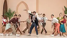 Gruppo di ballerini di Lindy Hop del Mosaico Danza di Milano