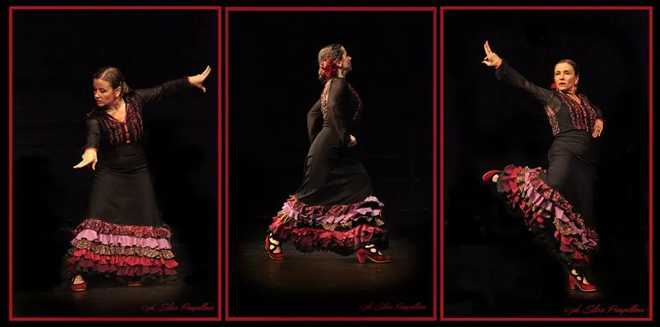 Sabina Todaro balla con espressività nel Flamenco